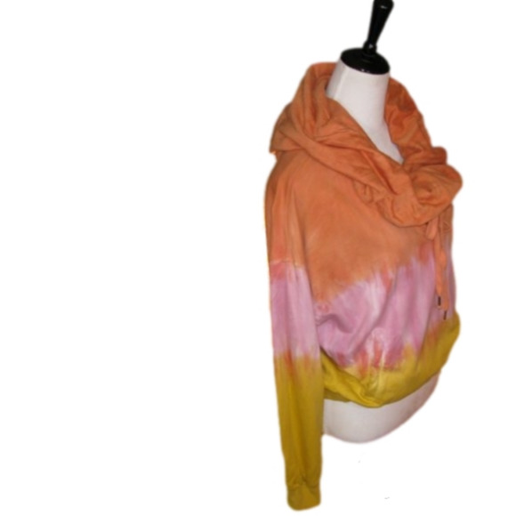 NWOT Young Fabulous & Broke Tri-Color Slouch Neck Sweatshirt Size Small - Picture 3 of 5